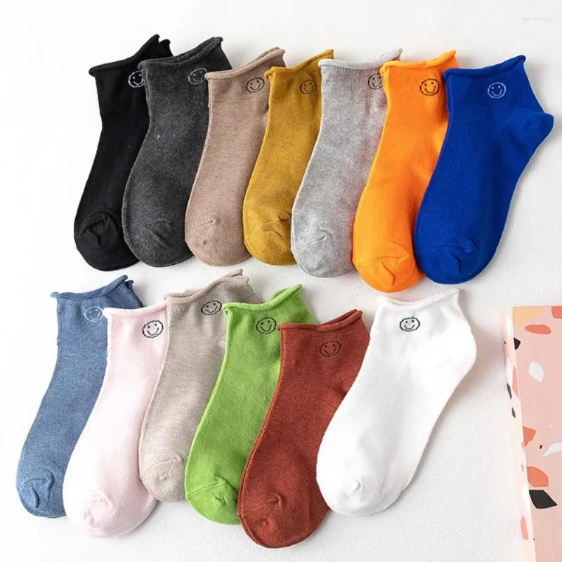 Women Socks Summer Spring Candy Color Chaussette Homme Women's Casual Medias Mujer Cotton Ankle Woman Chausette Femme Calcetines Girls