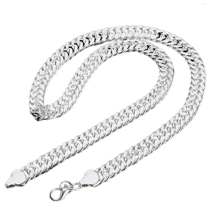 Choker mode zilveren ketting eenvoudige volledige zijkant sleutelbeen ketting gepersonaliseerde accessoires vrouwen mannen tien