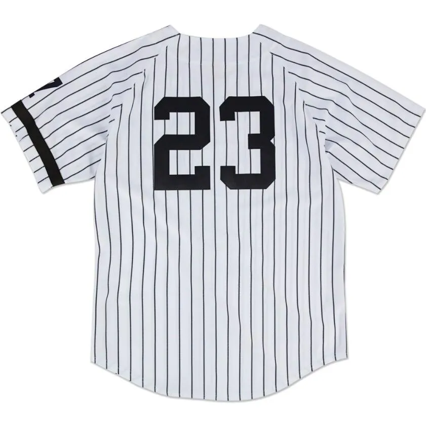 Maglie da baseball cucite 23 Don Mattingly 1995 Uomo Donna Gioventù S-4XL maglia Maglia retrò classica