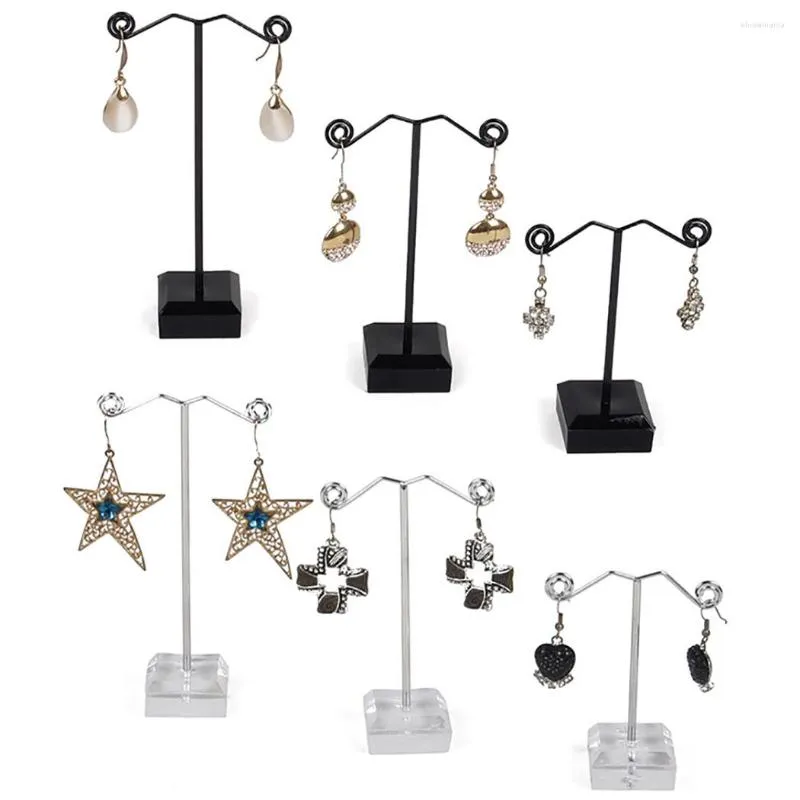 Jewelry Pouches 3PCS Earring Organizer Creative Multi-use Display Holder Stand Ornament Hook Hanger Counter Case