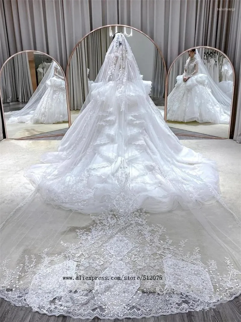 Свадебное платье с высоким вырезом кружево 2023 платья невесты с короткими рукавами.