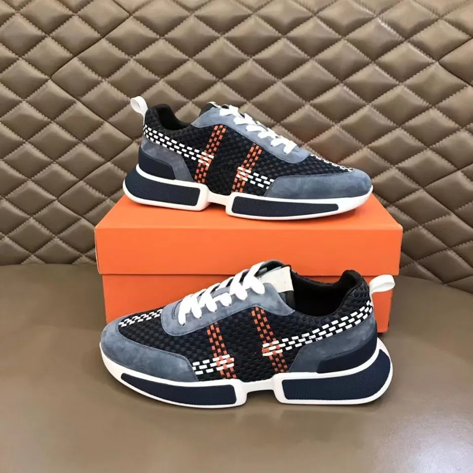 Hommes Chaussures Casual Sneaker Designer De Luxe Marque Catwalk Pur Veau Tissé À La Main Artisanat Sont Taille38-45 NJUHI0000001