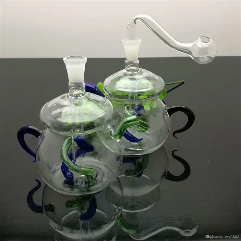 Smoking Pipes Classic teapot glass cigarette pot Wholesale Bongs Oil Burner Pipes Water Pipes Glass