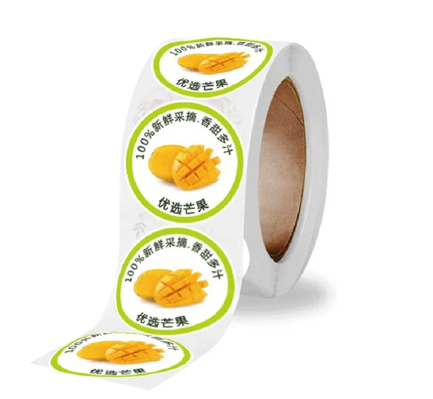 Custom Self Adhesive Logo Labels Packaging Vinyl Waterproof Printing Roll Label Stickers