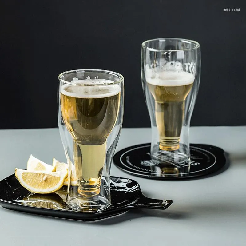 Bicchieri da vino Creativo Trasparente Cocktail Bicchiere da vino Tazza Tazze a doppia parete Birra Whisky Bicchiere da champagne Tazza da caffè Tazze da vodka Bottiglia