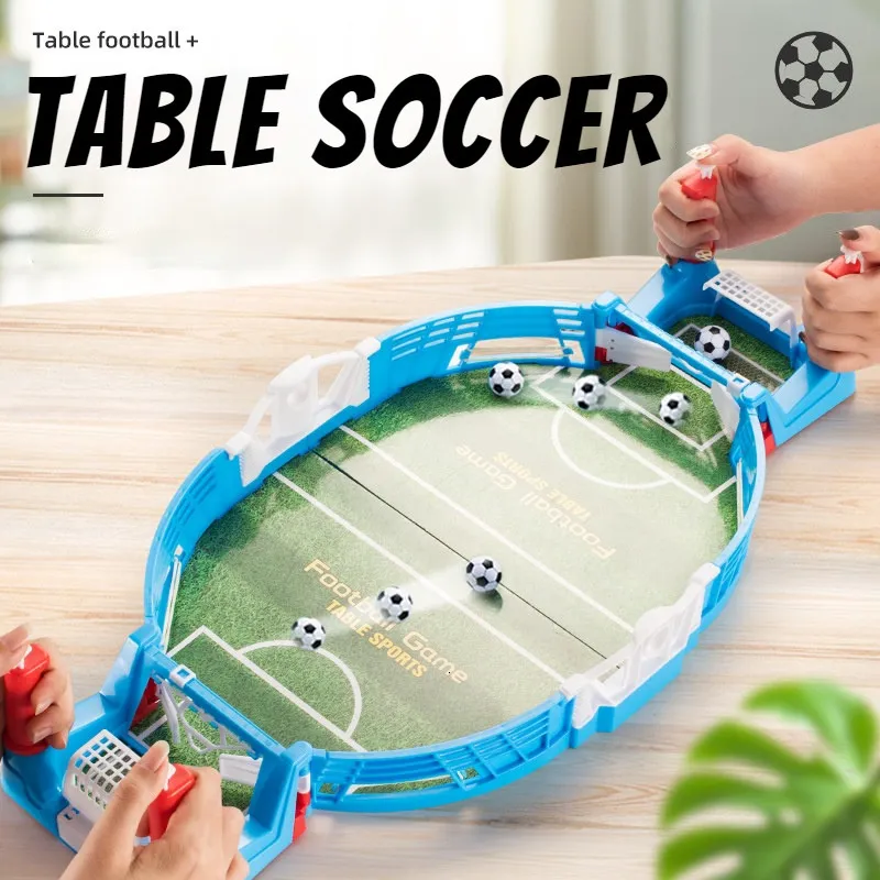 Sports Toys Table Soccer Mini Football Board Game Kit Jouets Pour Enfants Sport Adulte En Plein Air Portable Jeux De Table Jouer Jouets Éducatifs Cadeau 230311