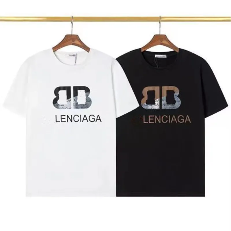 2023 Herren T-Shirt Designer für Männer Damen Shirts Balenciagas Mode T-Shirt mit Buchstaben Casual Sommer Kurzarm Mann T-Shirt Frau Balenciagas Kleidung Asiatisch