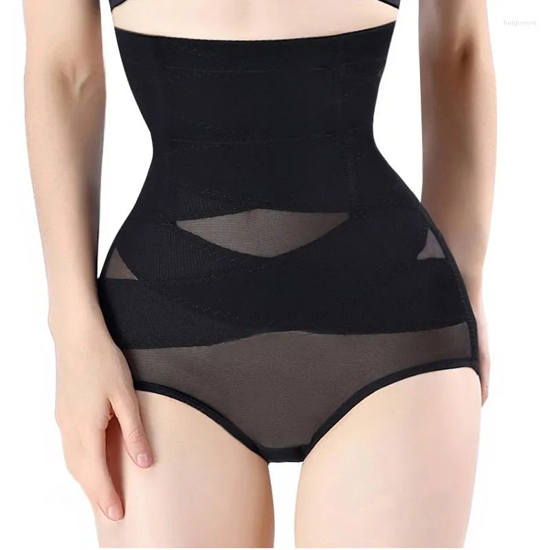 Moldeadores de mujer, entrenador de cintura alta, bragas moldeadoras de cuerpo, Control de barriga, faja adelgazante, ropa interior transparente