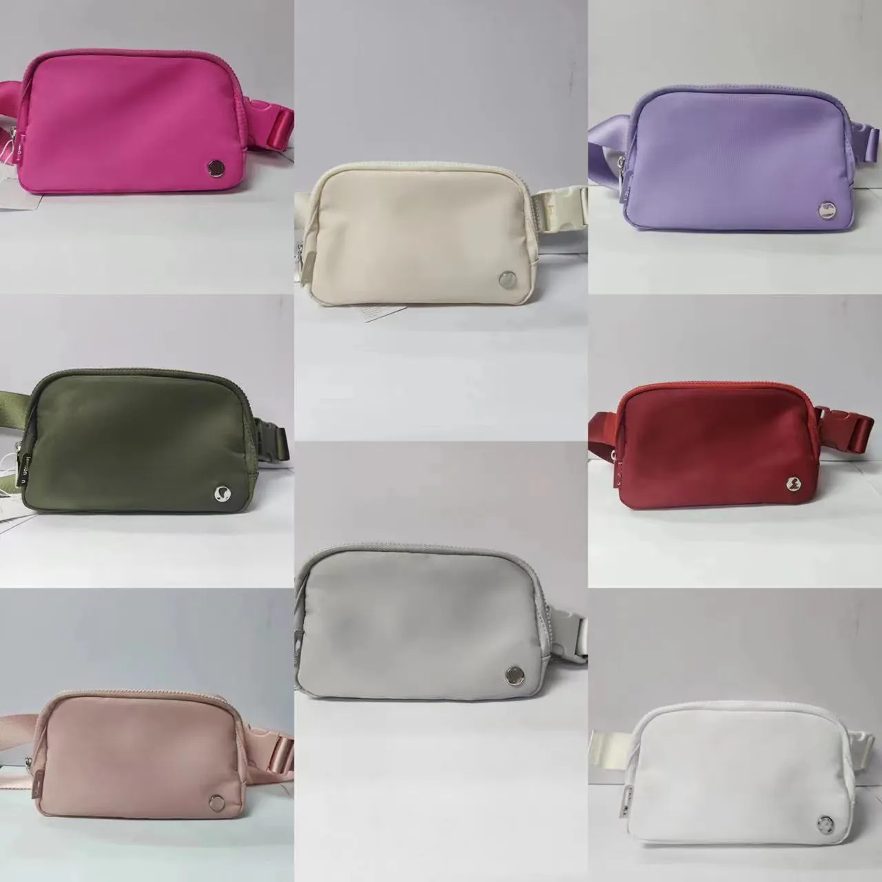 Yeni lu bel çantası resmi modelleri bayanlar spor bel çantası açık postacı sandığı 1L Kapasiteli marka logosu Yükseltme silikon etiket ve peluş Mektup versiyonu