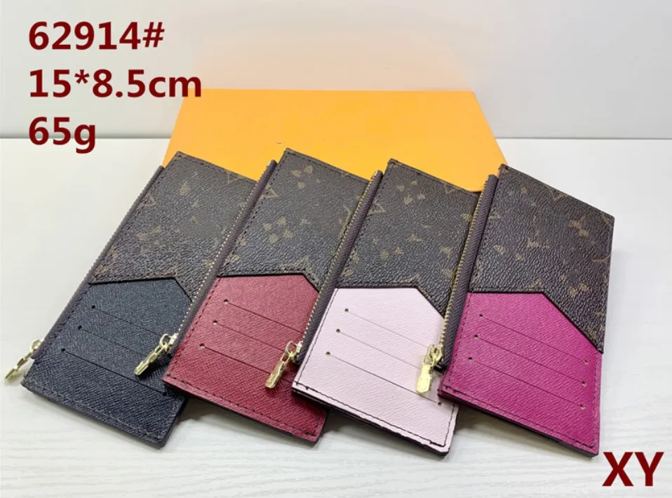 Lüks çanta cluth Klasik cüzdan pasaport sahibi Kart deri Bayan Kadın Moda Sahipleri Klasik Gündelik Kredi Kartı Kimlik Tutucu Ultra İnce Cüzdan Paket Çanta