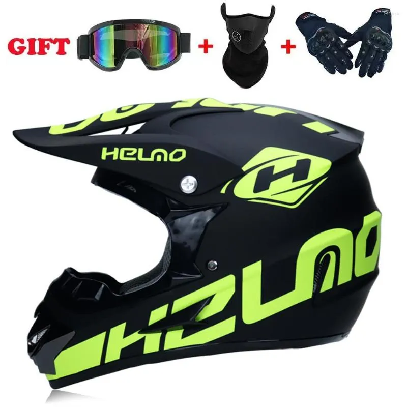 2023 DOT Full Face Off Road Dirt Bike Helmets Adults For Professional Motocross, Downhill Racing