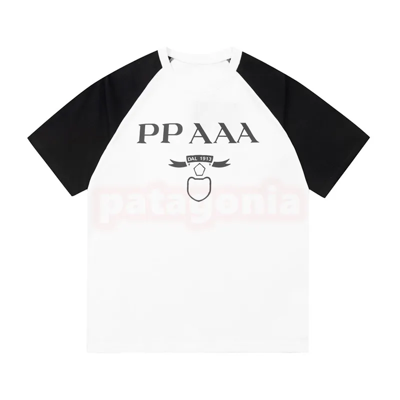 Designer Hommes Femmes T Shirt Hommes Lettre PrintingTees Couples Noir Blanc Contraste Couleur Été Tops Taille XS-L