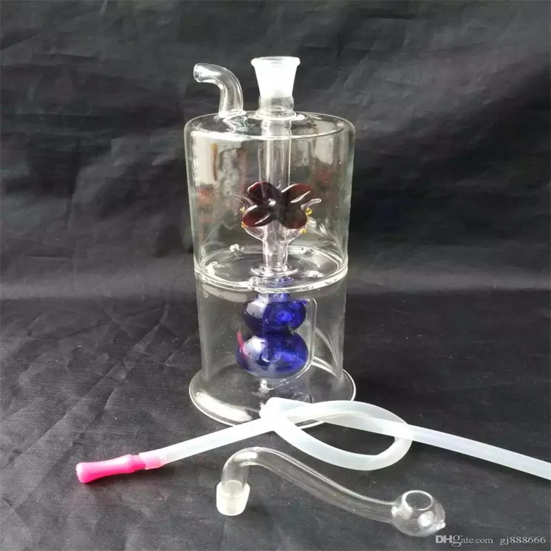 Hookahs Flower Gourd Waterahu Glass Bongs