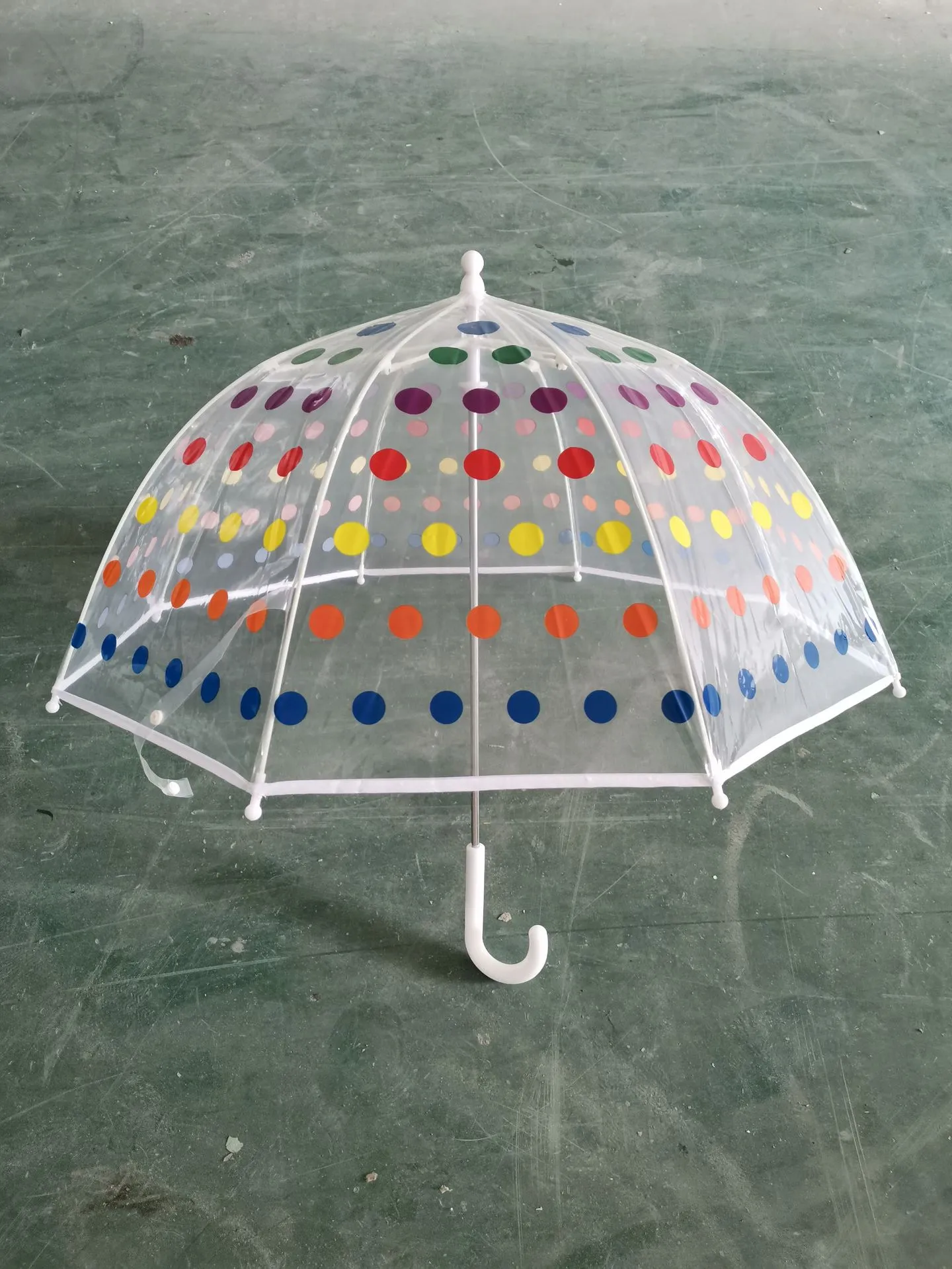 Kinderen Clear Umbrella Bubble ouder-kind transparante paraplu Aangepast Logo H23-20