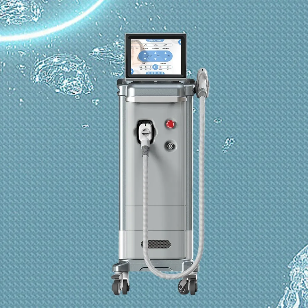 Beauty Items Newest Promotion diode laser hair removal Depilation 808 diode beauty simple wave 1200W Screen 12.4 inches