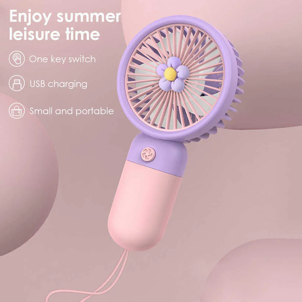 Mini USB Fan - Portable Handheld Fan, Ultra-Quiet Personal Cooling Fan ...