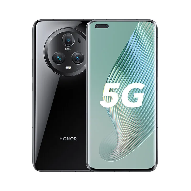 Original Huawei Honor Magic 5 Pro 5G Mobile Phone Smart 12GB RAM 256GB ROM Snapdragon 8 Gen2 50.0MP NFC Android 6.81" Full Screen Fingerprint ID Face Waterproof Cellphone