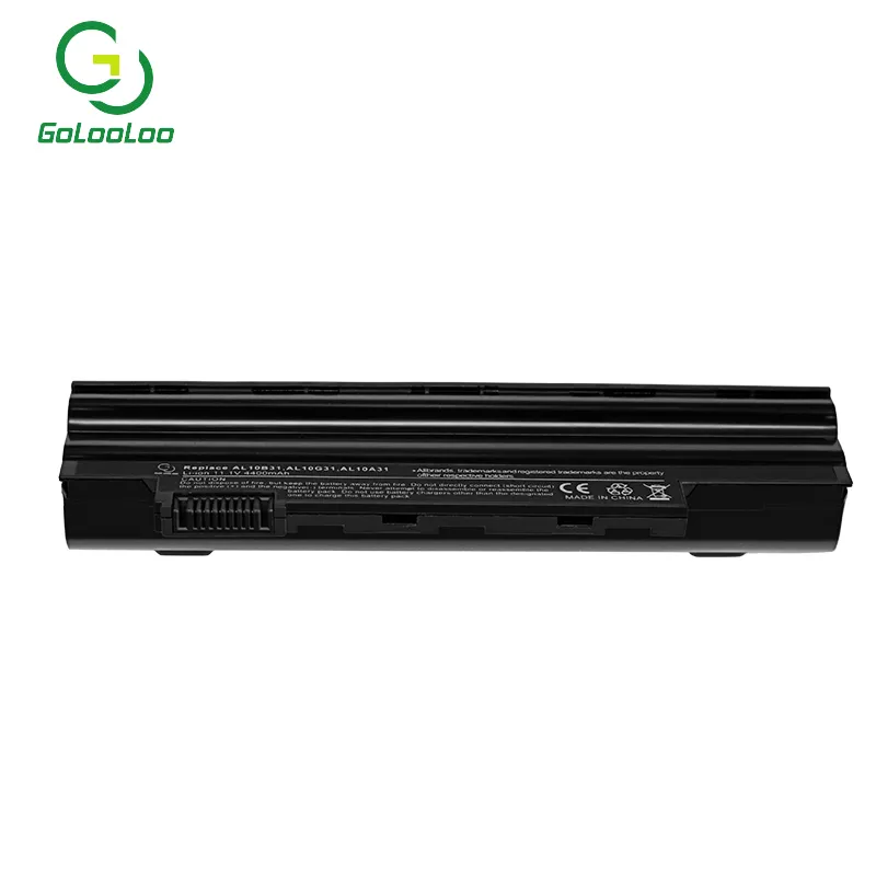 Batterie d'ordinateur portable pour Acer Aspire One 722 AO722 D257 D257E AL10A31 AL10G31 Netbook D260 D270 Heureux Chrome AC700 AL10B31