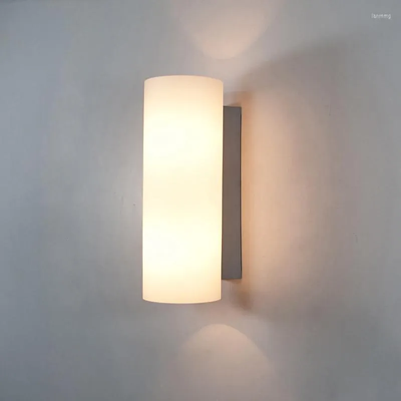 Wall Lamp Modern Glass Home Decor Living Room Bedroom Loft Bed Luminaire Sconce Mirror Light Indoor Lighting Fixture With Switch