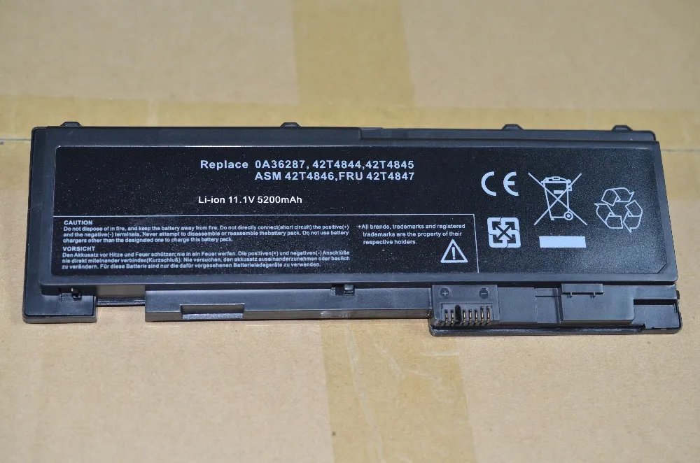 11.1V 4400mAh Batterie T420s 42T4844 42T4846 42T4845 42T4847 Pour Lenovo ThinkPad T420s T420si Série