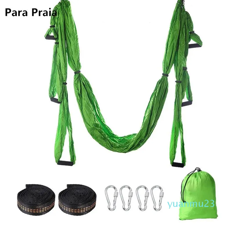 Resistance Bands Yoga Hammock Anti Gravity Ultralight Parachute Nylon Aerial Swing Unmissable Fitness Equipment Home Gym 230308 97