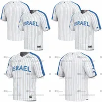 Jerseys Wears Baseball College Baseball Team Israel 2023 World Baseball Classic Jersey WBC Joc Pederson Jake Bird  Bleier Brandon Gol