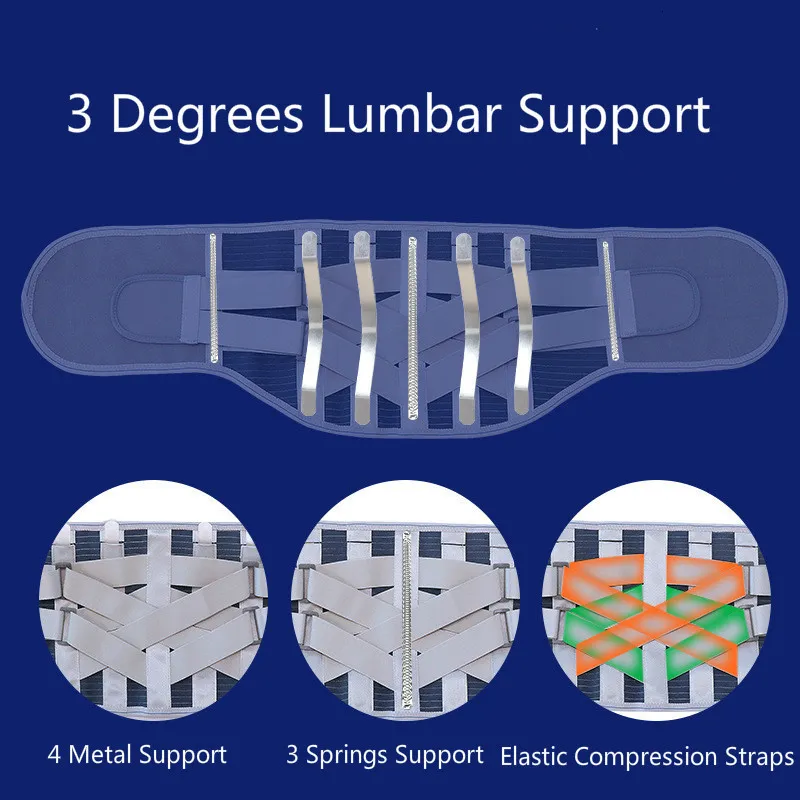 Adjustable Compression Lumber Support Belt Trainers