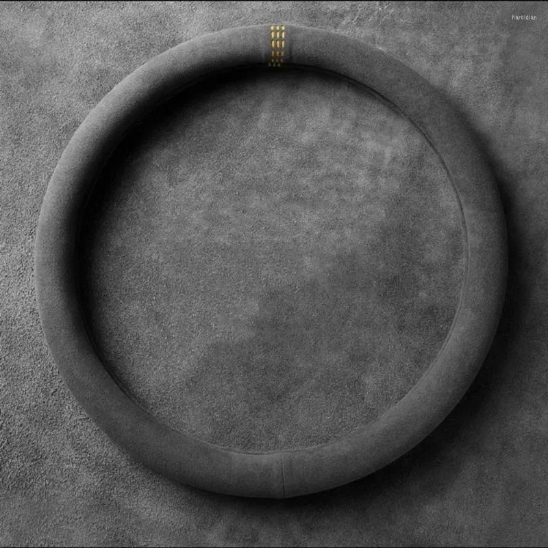 Suede Cow Leather Steering Wheel Covers Makro For Chery Tiggo3 Tiggen 3