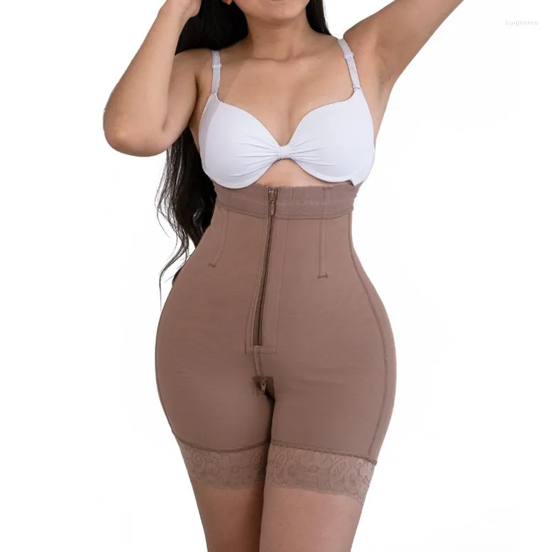 Shapers pour femmes Fajas Colombianas Short BuLifter taille haute pour femme Body Shaper Contrôle du ventre Taille Trainer BuPads Sans couture Hip Enhancer