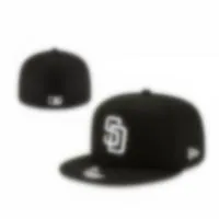 2023 caps All Team Padres Baseball Fitted Hats Giants SF  Men's Full Closed Flat Visor Rangers On Field Cap Bone
