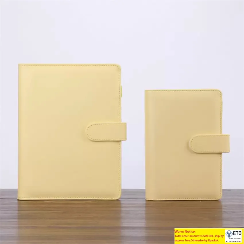 PU Кожаные блокноты A6 Обложка ноутбука, расписание дневниковых дневников