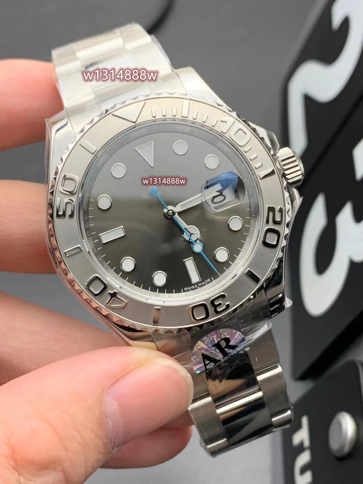 AR Watch Diameter 40mm utrustad med 3135 Integrerad rörelse Sapphire Glass Mirror 904L Steel Case Watchband