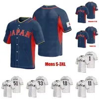 WBC Japan Jersey 2023 World Baseball Hiromi Itoh Yoshinobu Yamamoto Takumi Ohshiro Yuhei Nakamura Shugo Maki Taisei Makihara Takumu Nakano Kazuma Okamoto Kai