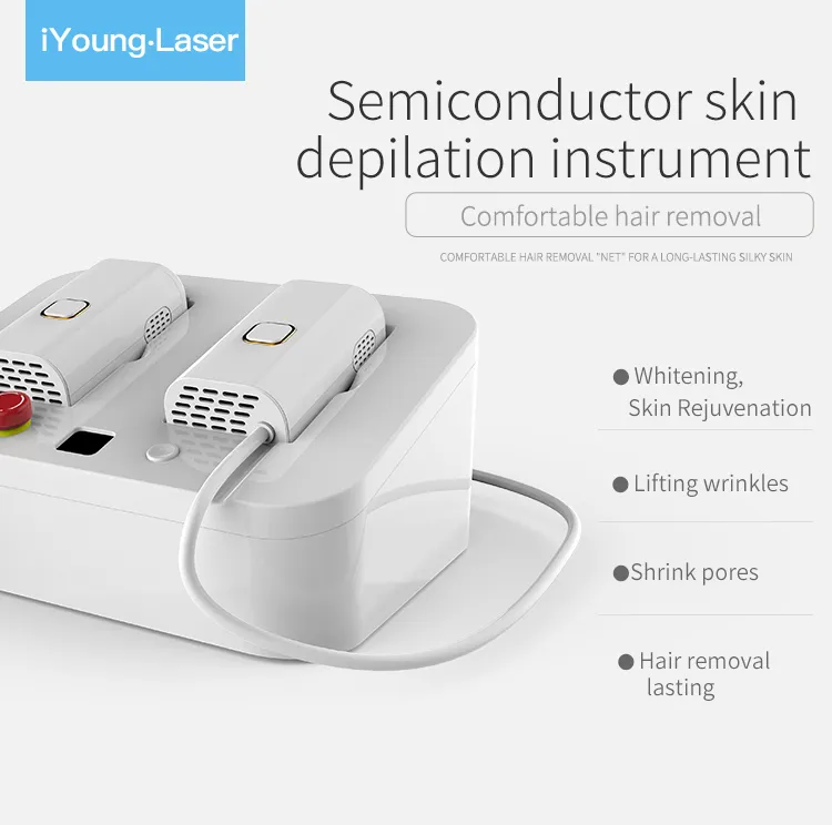 Beauty Laser Machine 808nm Diode Laser Hair Removal Machine At Home Permanent Painless Whole Body Hair Removal Skin Care Device