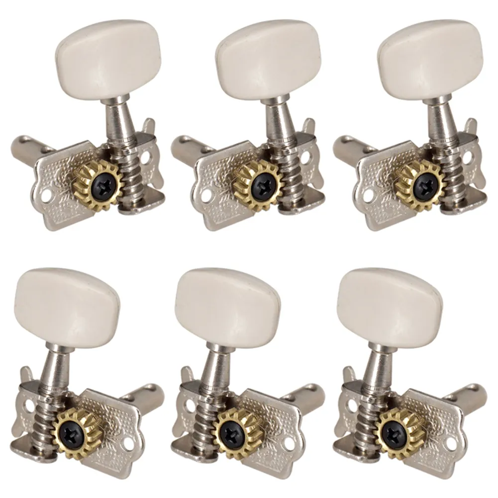 6 teile/satz Akustische Gitarre Tuner Pegs Knöpfe Teile Tuning Pegs Tuner Akustische Gitarre Ersatzteile Zubehör