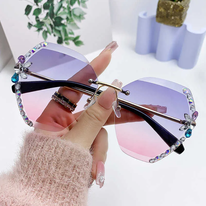 Luxury Designer Rhinestone Sunglasses For Men And Women 40