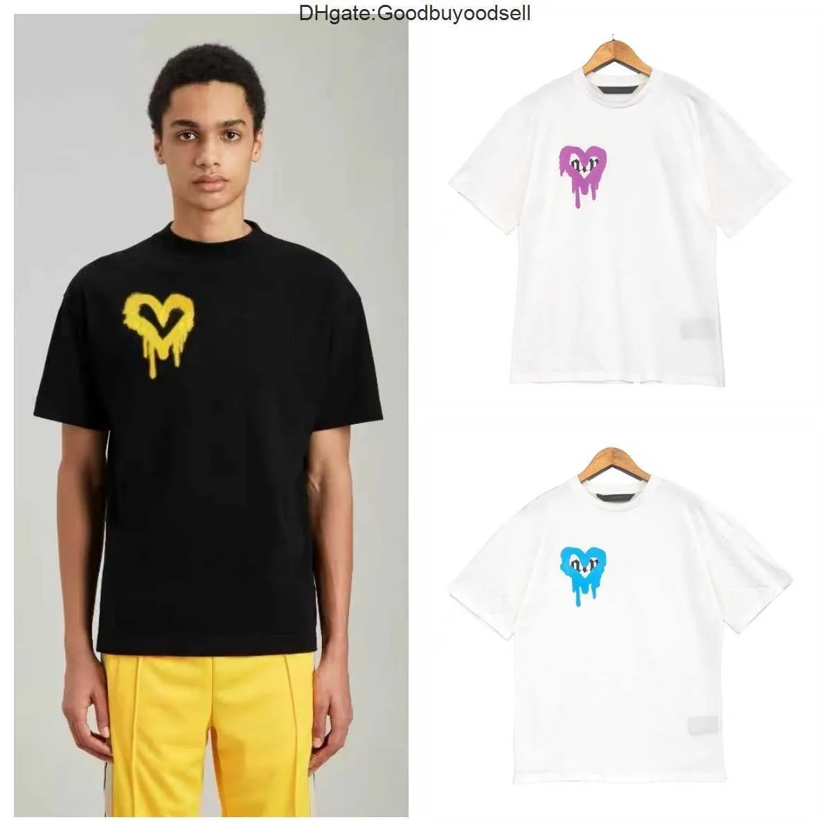 Camisetas de designer de camisetas masculinas marca de moda ângulo de moda de bastão de manga de morcego curta e camiseta feminina camisetas de alta qualidade unissex solto fshy