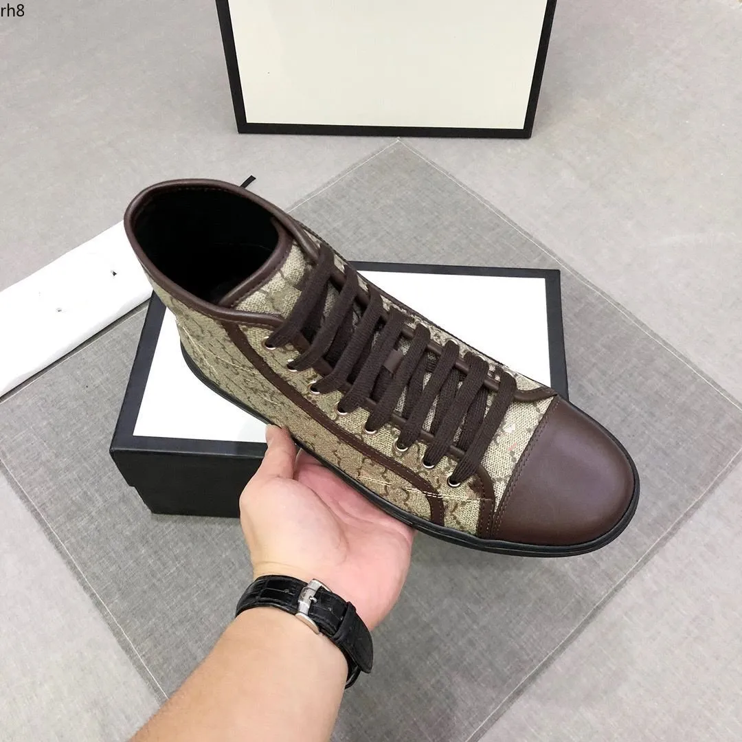 luxury designer Men's leisure sports shoes fabrics using canvas and leather a variety of comfortable material mkjiiip rh800000019