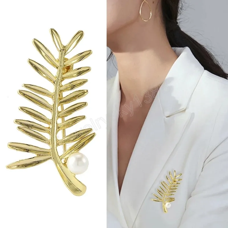 Spilla di grano di tendenza per le donne Spilla di lusso con perle d'imitazione di cristallo Spille con strass Pin Regali di gioielli per feste