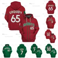 Mexico 2023 Baseball Jerseys World Hoodie Classic WBC Julio Urias Luis Urias Austin Barnes Adrian Martinez Giovanny Gallegos Rowdy Tellez Patrick Sandoval