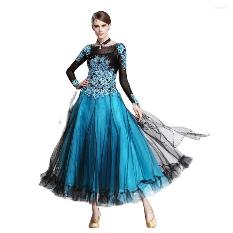 Stage Wear B-15109 High-end Ballroom Dress Waltz Modern Dance Rhinestones Standard Dancing Clothes Tango Competition