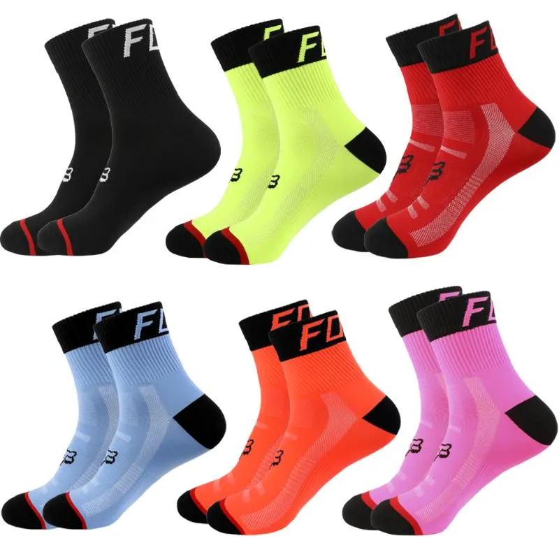 Chaussettes pour hommes Compression Cyclisme Hommes Basketball Football Femmes Courir au genou