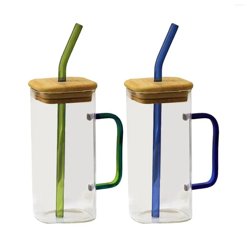 Vinglasögon 400 ml Dricker Rensa återanvändbar Glass Cup Teacup för Juice Milk