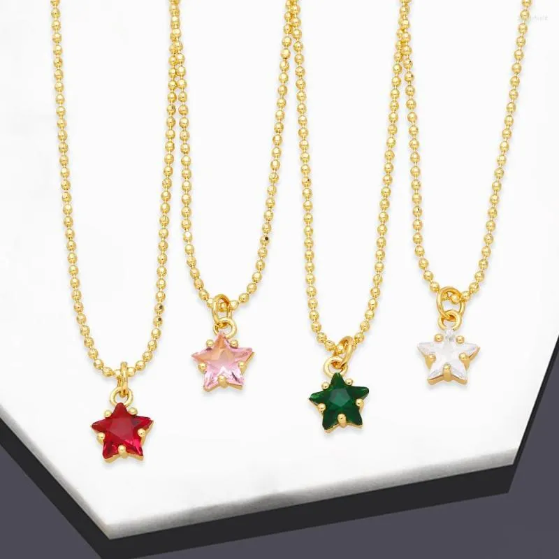 Hänge halsband 2023 mode stjärnor kvinnor koreanska söta hängen vänskap estetiska choker smycken gåva