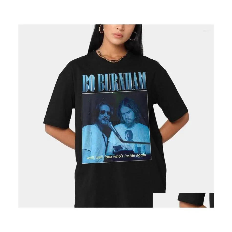 Camisetas para hombres Camisetas para hombre Bo Burnham Shirt Inside Bienvenido a Internet Vintage Drop Entrega Ropa Ropa Tees DHKT2