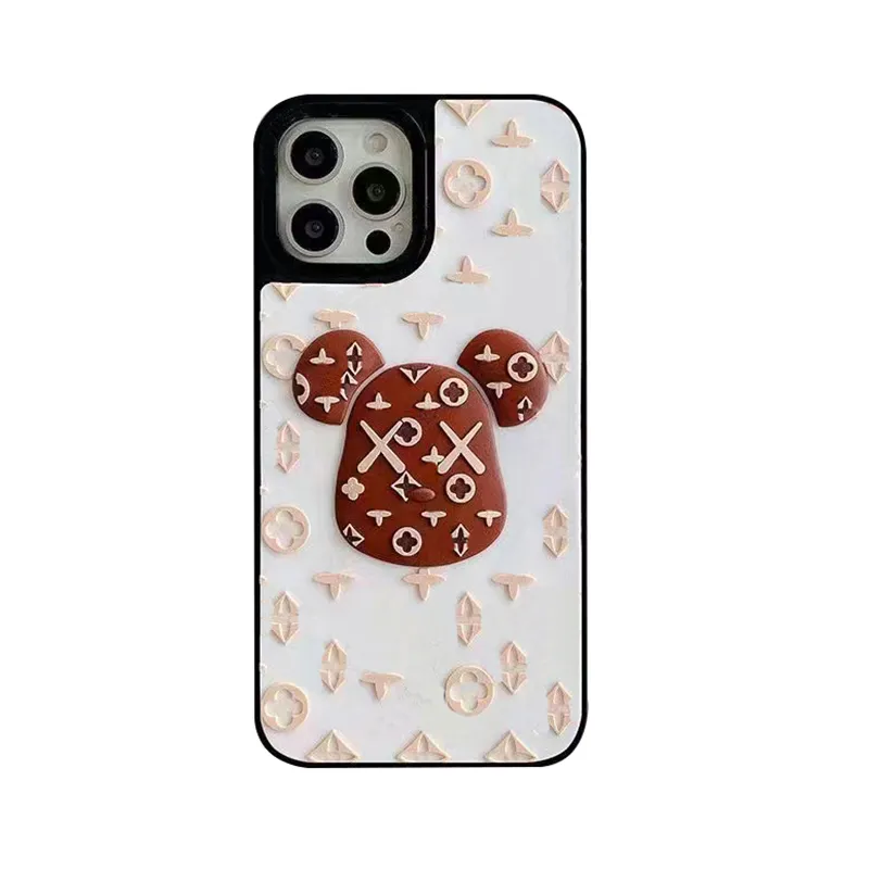 Mooie iPhone-telefoonhoesjes 15 14 Pro Max LU Designer Luxe merk Hi Quality portemonnee 18 17 16 15pro 14pro 13Pro 12Pro 11Pro 13 12 11 X Xs 7 8 Plus portemonnee met logo doos verpakking