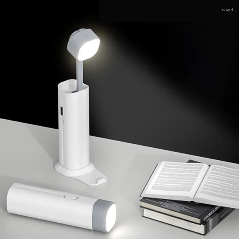 Lâmpadas de mesa Moonbiffy 3 em 1 mesa LED com luzes dobráveis ​​rotatáveis ​​para o quarto LEITURA DE PROTEÇÃO ALETO