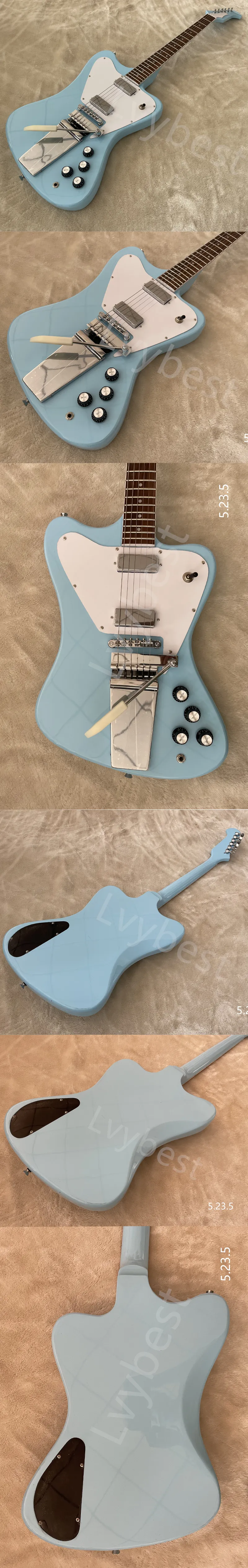 Blue Electric Guitar With Mini Humbucker HH, Long Tail, 4 Pots, White Pickguard, Rosewood Fingerboard From Mingyuanyueqi2, $305.53 | DHgate.Com Blue Electric Guitar With Mini Humbucker HH, Long Tail, 4 Pots, White Pickguard, Rosewood Fingerboard From Mingyuanyueqi2, $305.53 | DHgate.Com