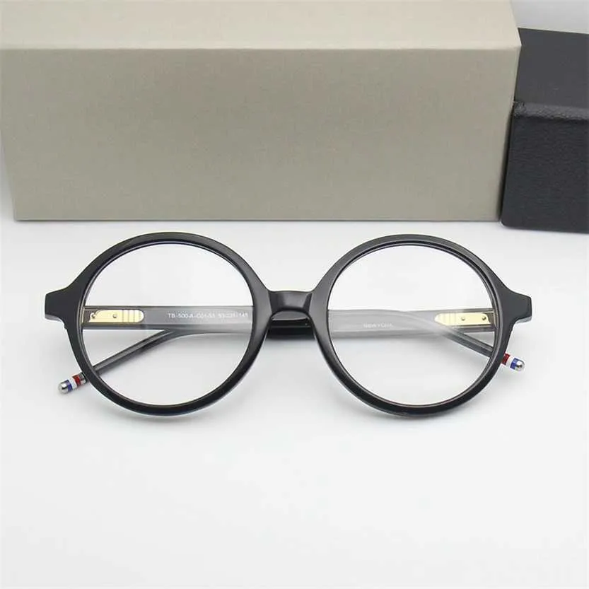 Occhiali da sole 2023 nuovi occhiali rotondi viso grande tb500 montatura da vista miopia coreana tradizionale per uomo e donna