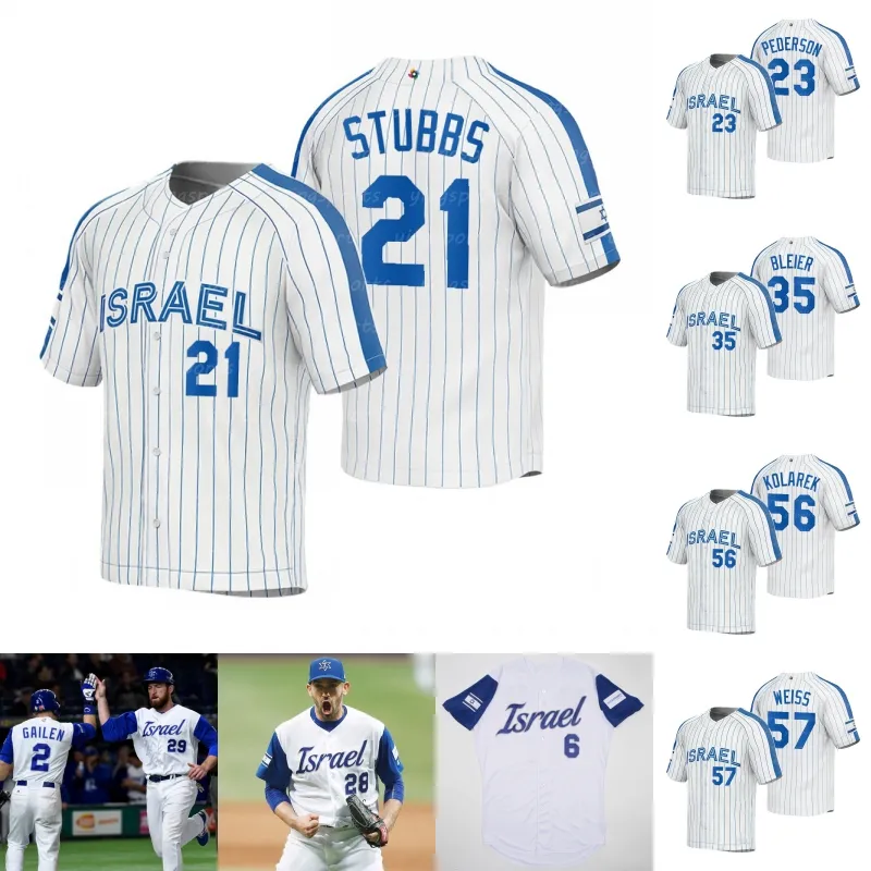 WBC Jerseys 2023 World Baseball Classic 21 Garrett Stubbs 23 Joc Pederson 35 Richard Bleier 56 57 Zack Weiss 59 Jake Bird 64 Dean Kremer 64 Stock 1 785 DHgate